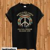 Hippie Birth Place Earth Race Human Dark Heather T-shirt