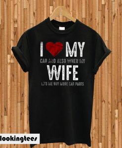 I Love My Wife Black T-shirt