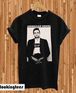 Johnny Cash American Rebel Mugshot T shirt