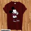 Live Fresh Mickey Maroon T-shirt