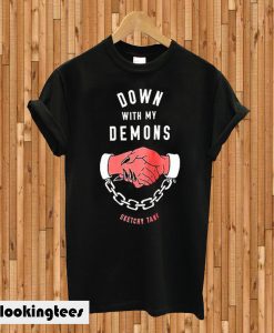 Lurking Class By Sketchy Tank Redrum Down With My Demons Black T-shirt