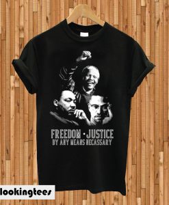 Mandela Martin Luther King Malcolm T-shirt