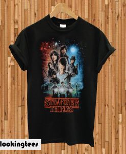 Millie Bobby Brown Stranger Things Autographed Group Shot Graphic T-shirt