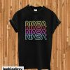 Nasa font neon T-shirt