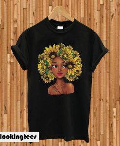 Natural sunflower hair T-shirt