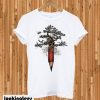 Newest Summer Fashion Tree Printed T-shirt