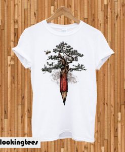 Newest Summer Fashion Tree Printed T-shirt