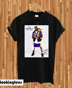 RIP Kobe Bryant X5 Signature T-shirt