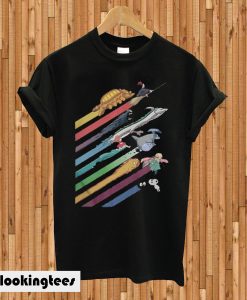 Rainbow Studio Ghibli T-shirt
