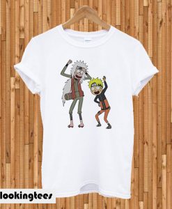 Rick and Morty Naruto T-shirt