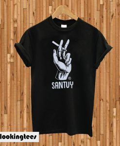 Santuy Black T-shirt