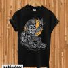 Skater Skull Boy vector T-shirt