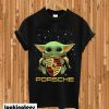 Star Wars Baby Yoda hug Porsche T-shirt