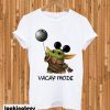 Star Wars baby Yoda vacay mode T-shirt