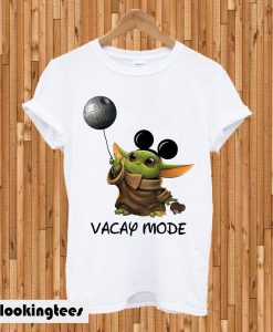 Star Wars baby Yoda vacay mode T-shirt