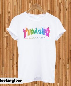 Thrasher Rainbow Flame T-shirt