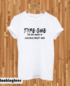 Type One Diabetes Friends T-shirt