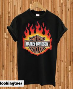 Wild Fire Harley Davidson Logo T-shirt