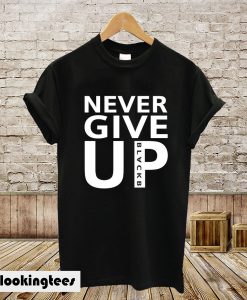 Never Give Up – Mo Salah T-Shirt