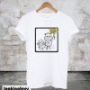 Black Lives Matter Bear Black Border Original Art T-Shirt