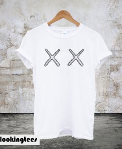 KAWS X UNIQLO XX Classic Logo White T-Shirt