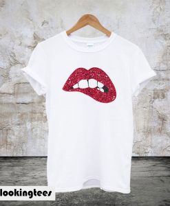 Sequin Lips T-Shirt