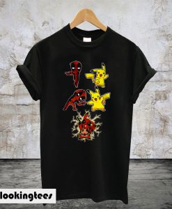 Deadpool And Pikachu Fusion Dance Pikapool T-Shirt