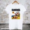 Ramones Rockaway Beach Bunny Cheap Graphic T-Shirt