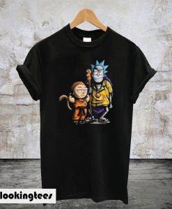 Rick And Morty And Dragon Ball Mashup T-Shirt