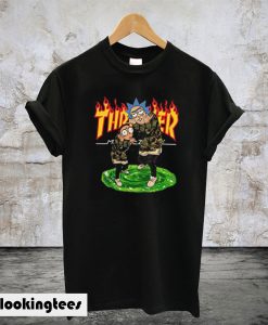 Rick And Morty Thrasher T-Shirt