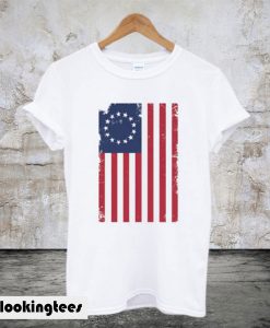 Betsy Ross Flag Distressed T-Shirt