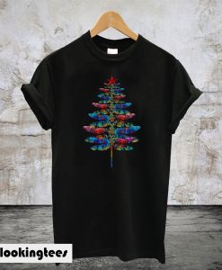 Dragonflies Christmas Tree T-Shirt