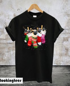 Shaun The Sheep In Socks Christmas T-Shirt