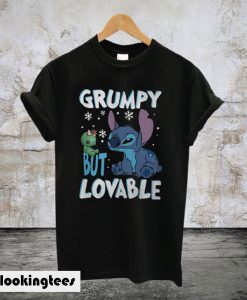 Stitch Grumpy But Lovable Christmas T-Shirt