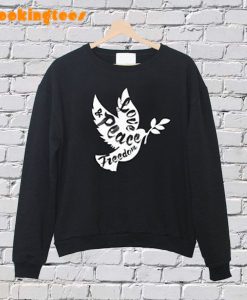 Love And Peace Bird SweatShirt