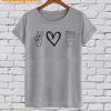 Peace Love And Coffe T-Shirt
