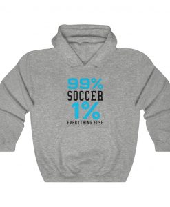 99% soccer 1 % everything else white Hoodie thd