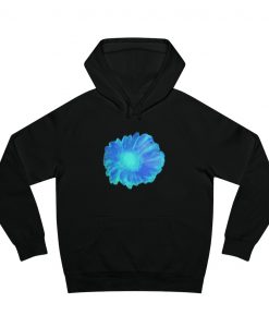 Drake Blue Flower Hoodie thd