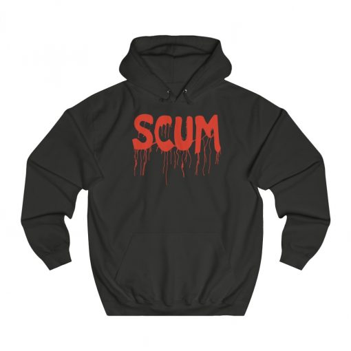 scum hoodie unisex adult thd