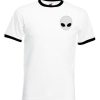 Alien Head Ringer T shirt NF