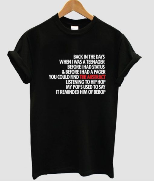 Alife Lyrics to go T-shirt NF