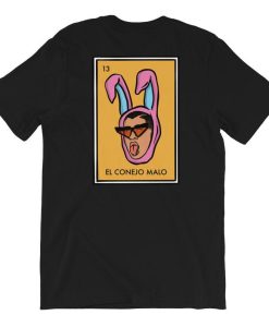 Bad Bunny El Conejo Malo T Shirt Back NF