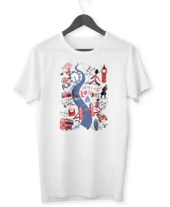 London Map Organic T-Shirt NF