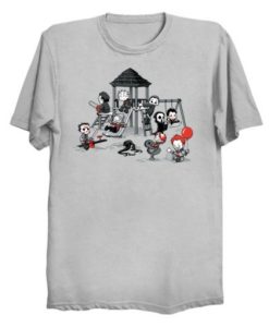 Horror Park Cute Horror Movie Villains T-Shirt NF