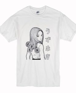 Tomie Junji Ito Uzumaki T Shirt NF