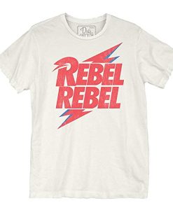 David Bowie Rebel Bolt Unisex t shirt NF