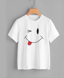 Face Smile t shirt NF