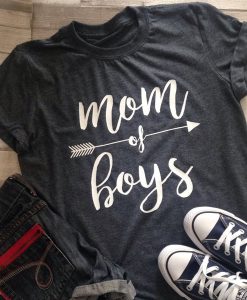 Mom of Boys t shirt NF