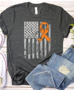 Multiple Sclerosis Awareness Flag t shirt NF