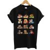 Street Fighter 2 Continue Faces t shirt NF